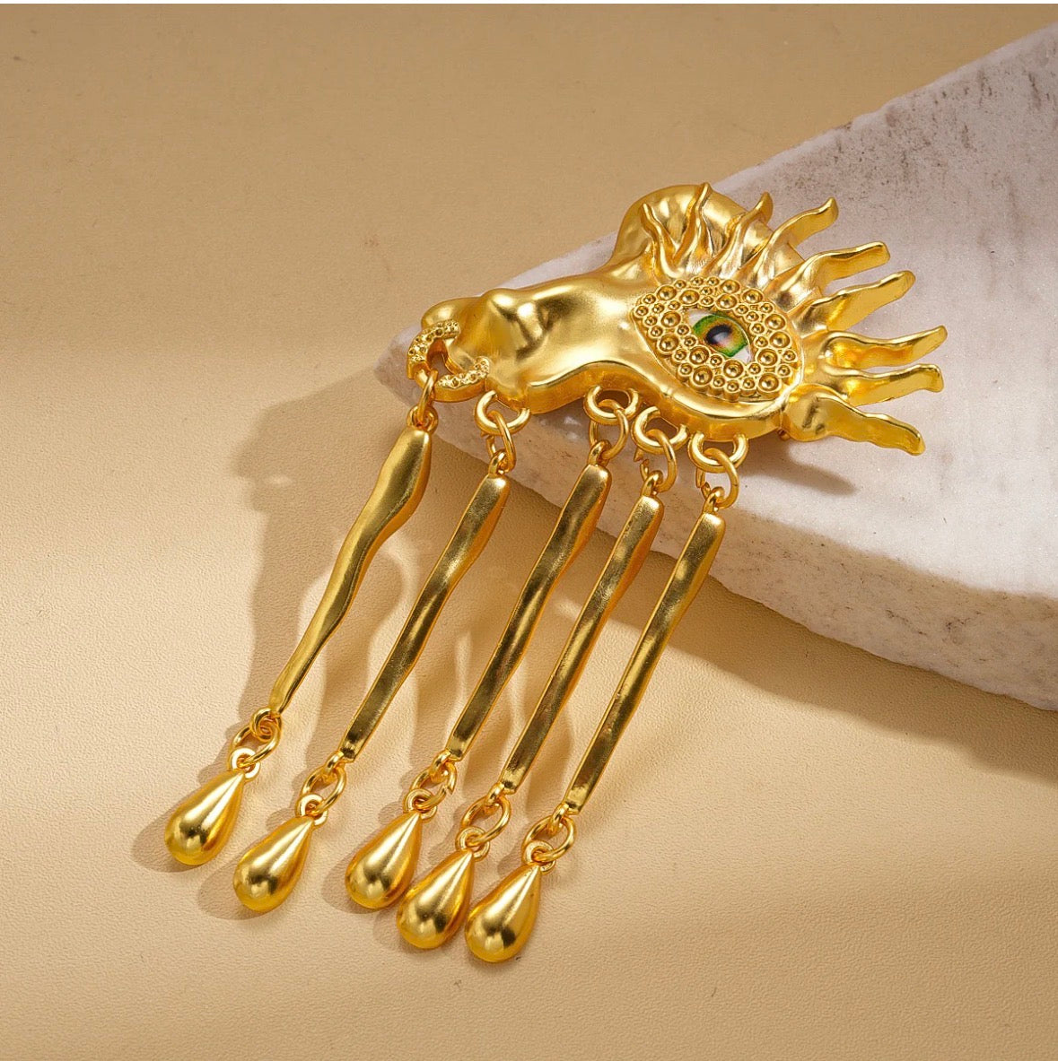 Evil Eye Brooch