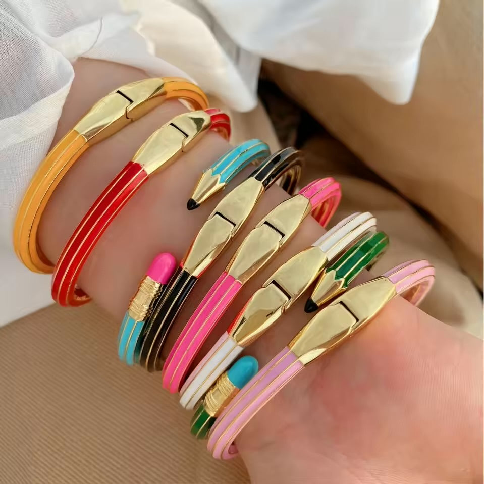 Pencil Cuff Bracelet