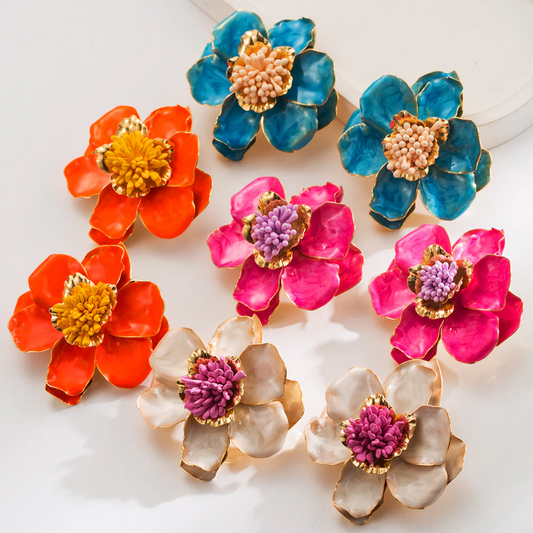 Floral Flower Earrings