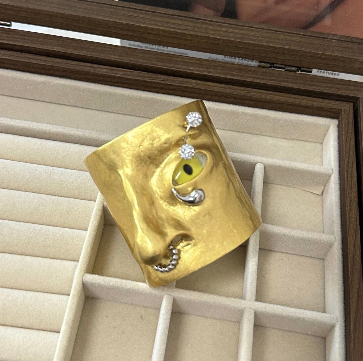 Evil Eye Pierced Statement Kada