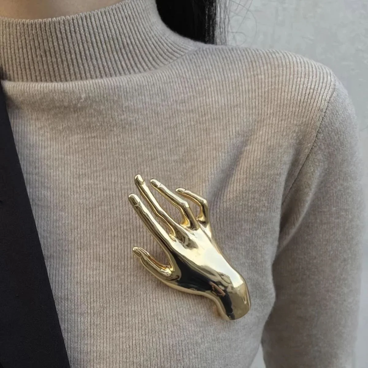 Hand Statement Brooch
