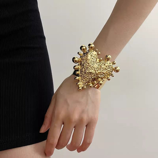 Giant Heart Cuff