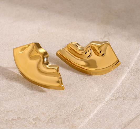 Face Silhouette Abstract Earrings