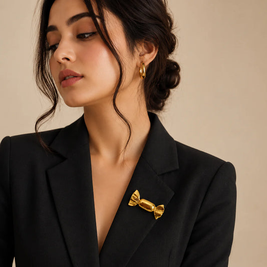 Toffee Brooch