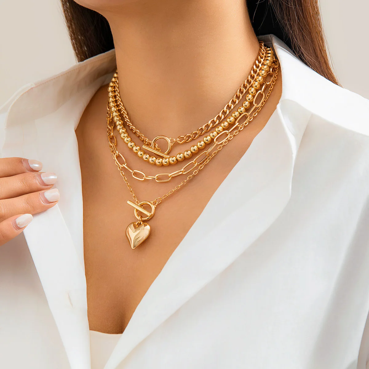 Heart Layered Necklace