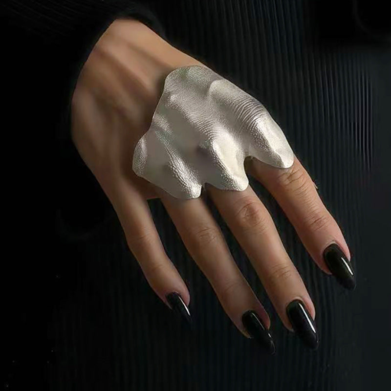 Hot Stuff Asymmetrical Plated Ring