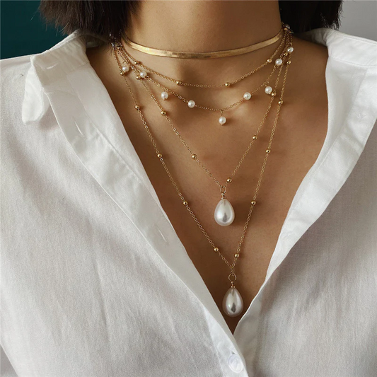 Pearl Layered Necklace