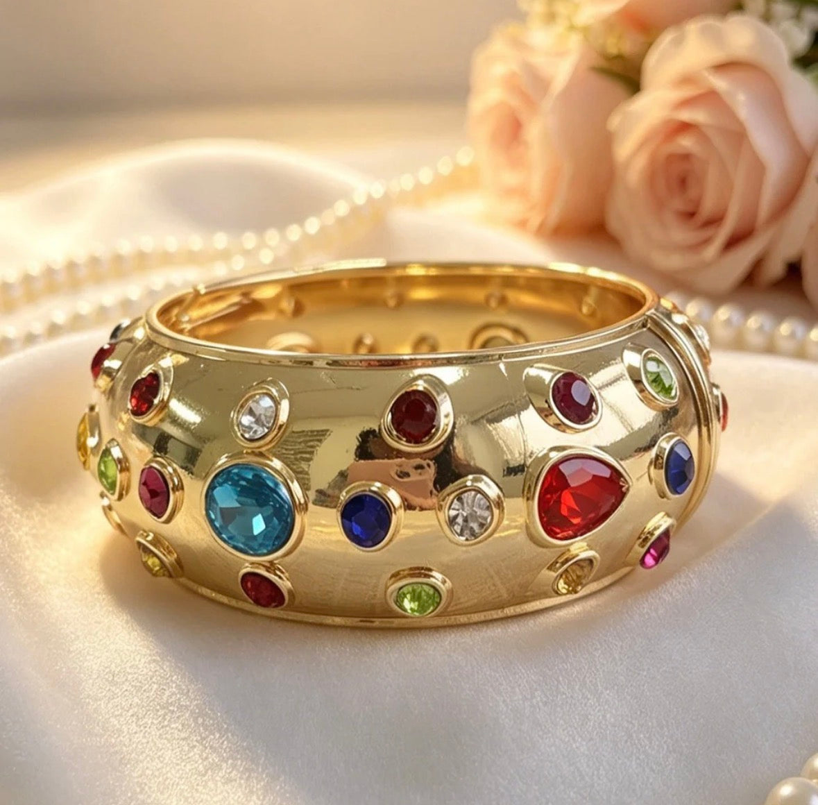 Crystal Studded Bangles