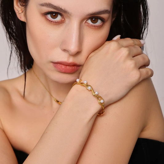 Zig Zag Pearl Kada