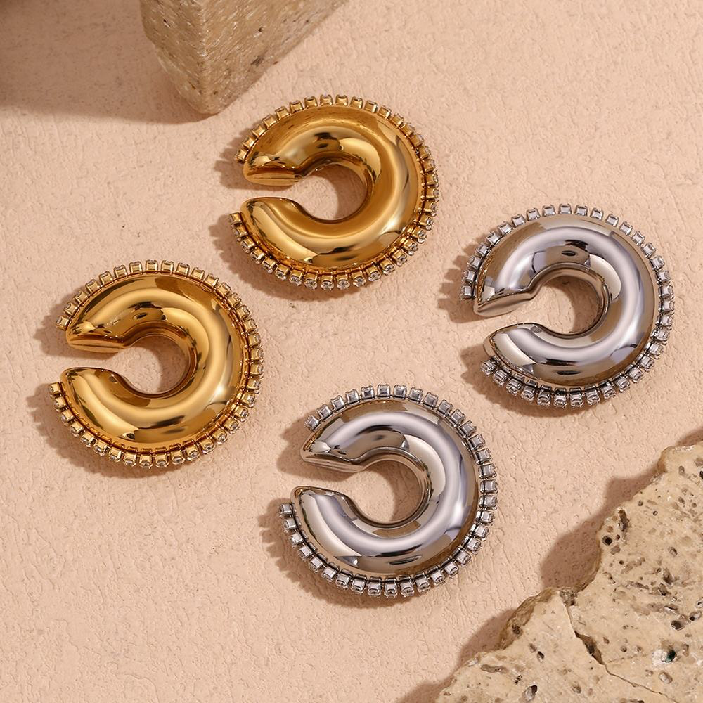 Diamond Chunky Earcuff(Pair)