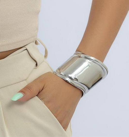 Silver Armour Cuff