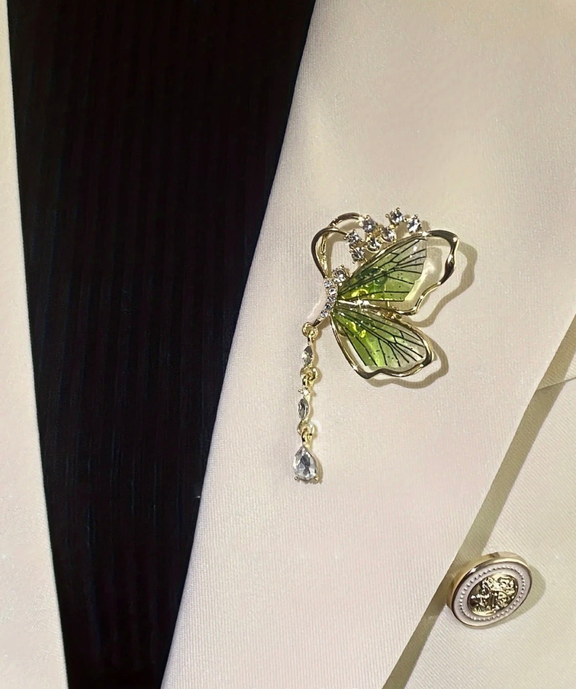 Half Butterfly Brooch