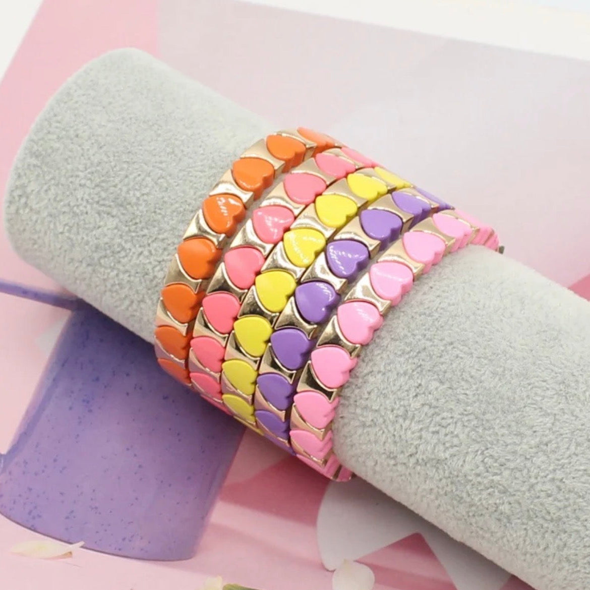 Heart  Candy  Stretch Bracelet