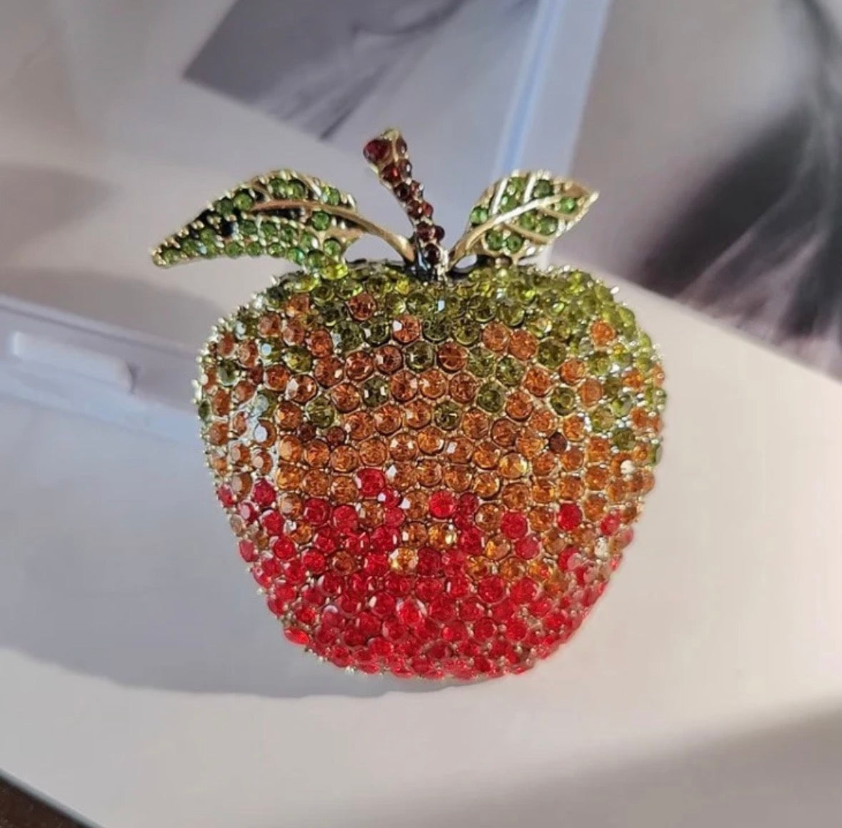 Apple Brooch