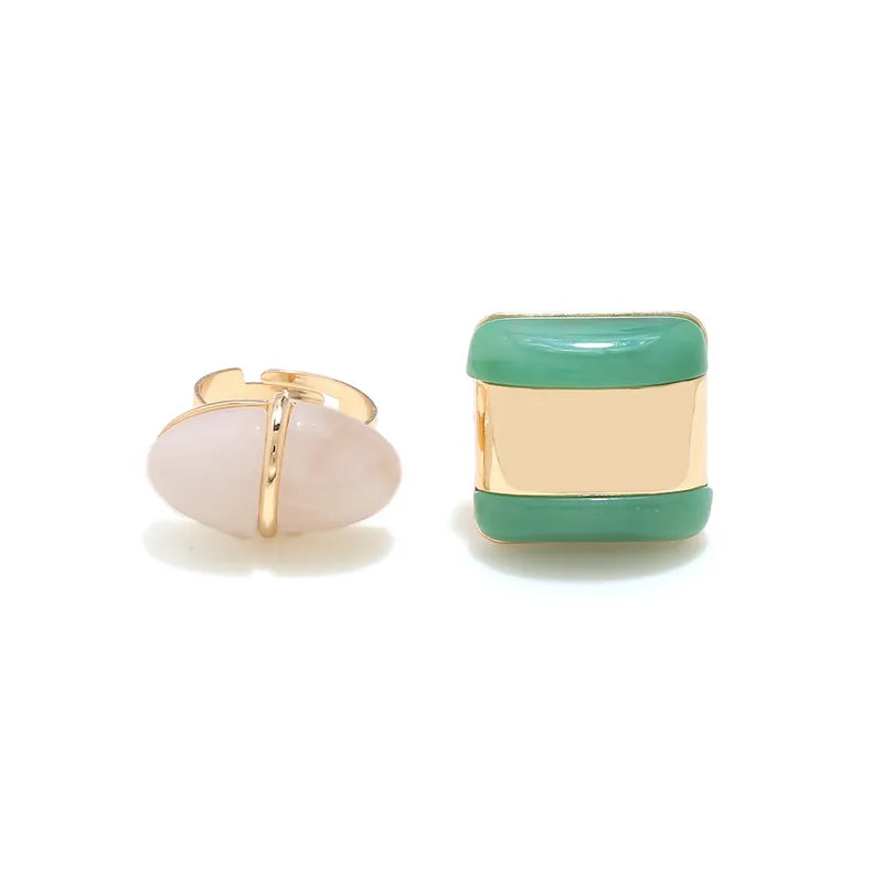 Cloud Matcha Ring set of 2
