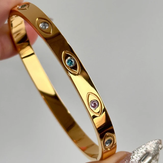 Evil Eye Crystal Kada