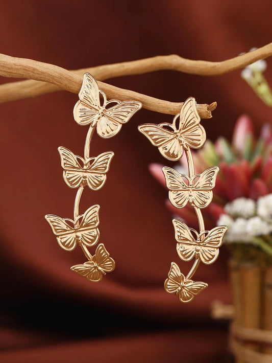 Drop Butterfly Earring