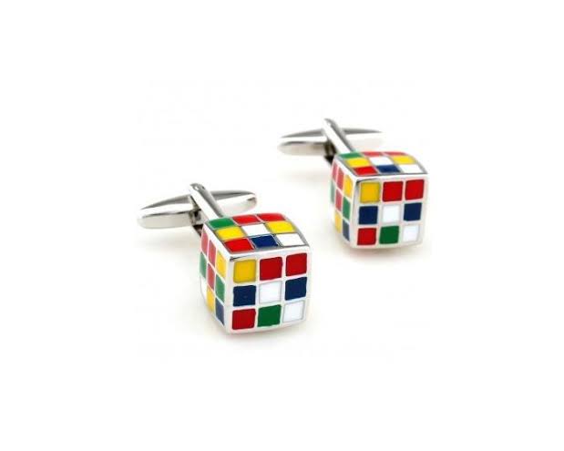 Rubik’s Cube Cufflink