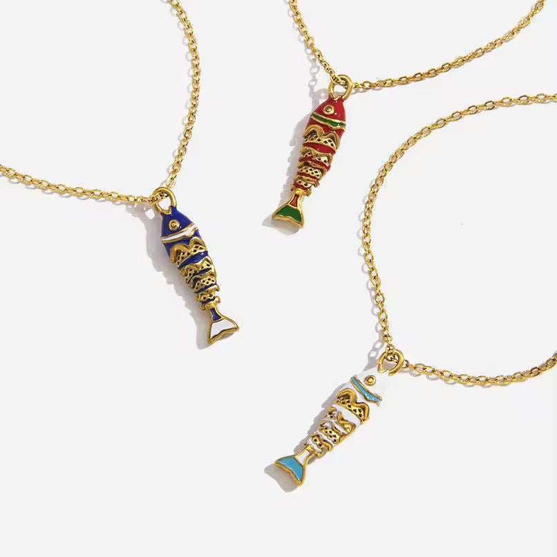 Fish Pendant Necklace