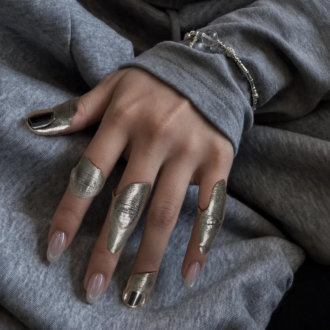 Nails Ring Set of 5