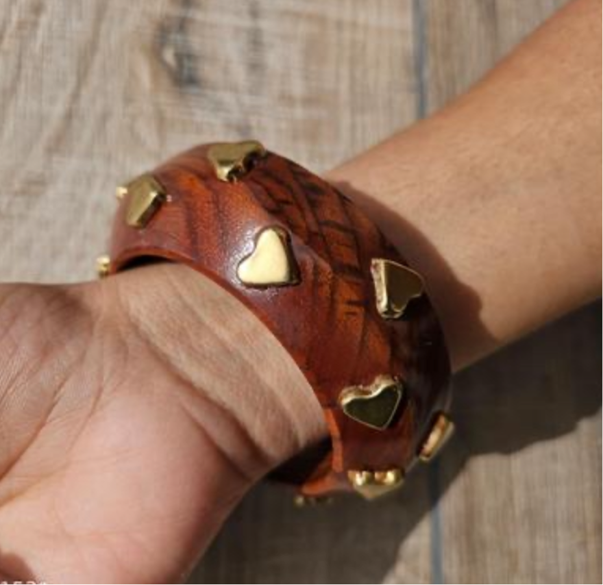 Wooden Heart Kada