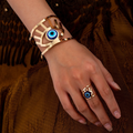 Evil Eye Bracelet and Ring