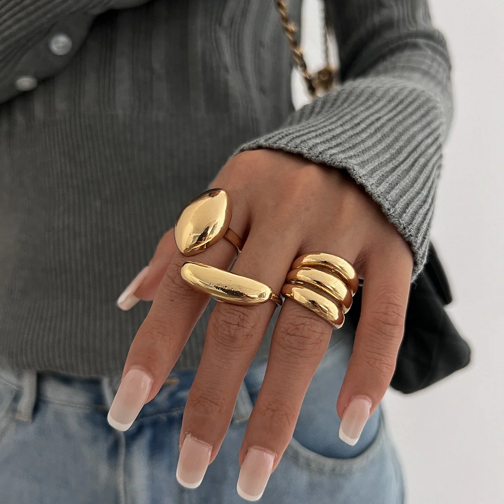 Bold Ring Set of 3