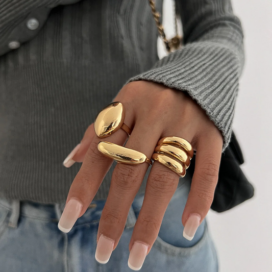 Bold Ring Set of 3