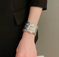 Foil Silver Adjustable Kada