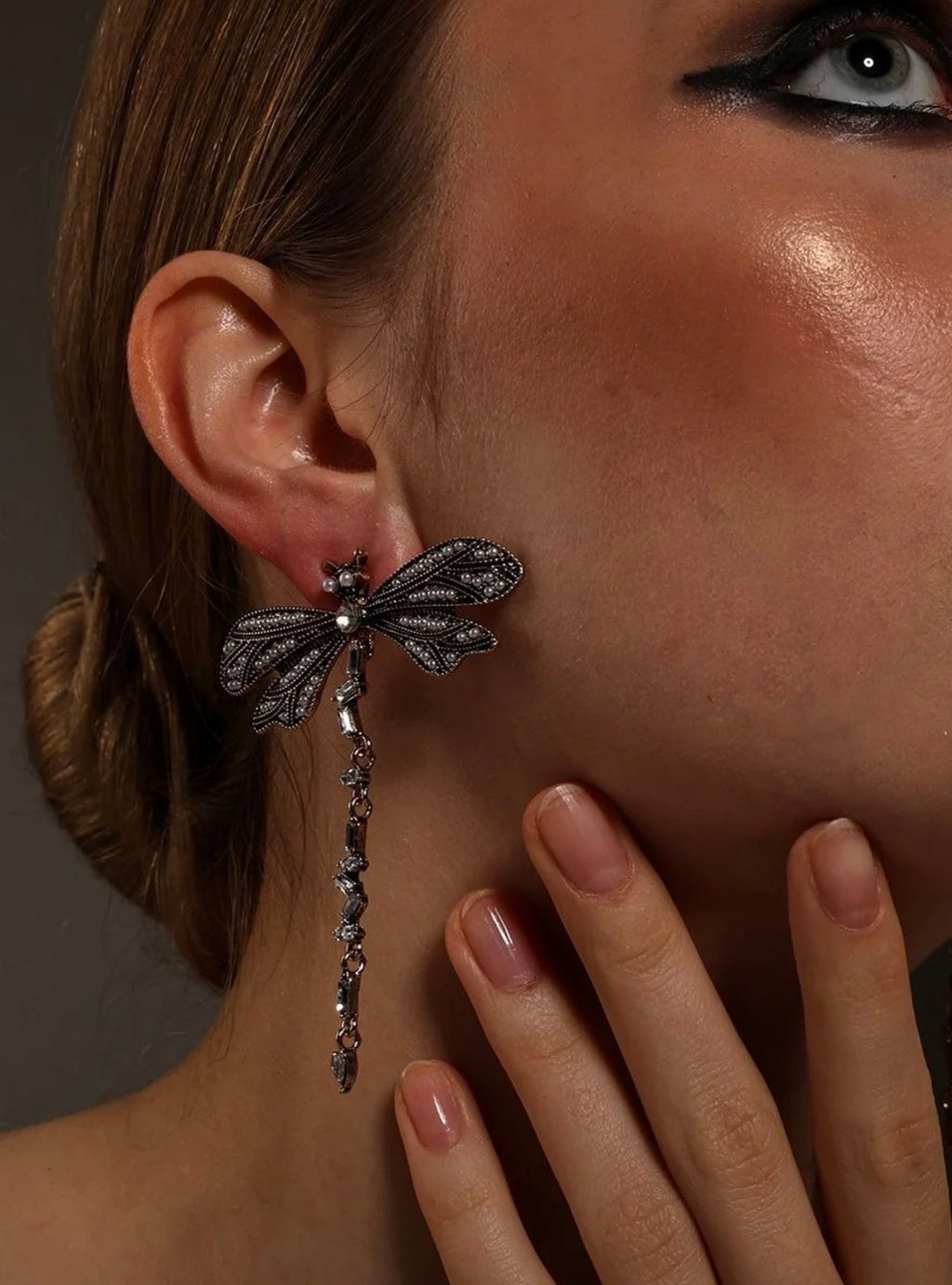 Black Butterfly Earrings
