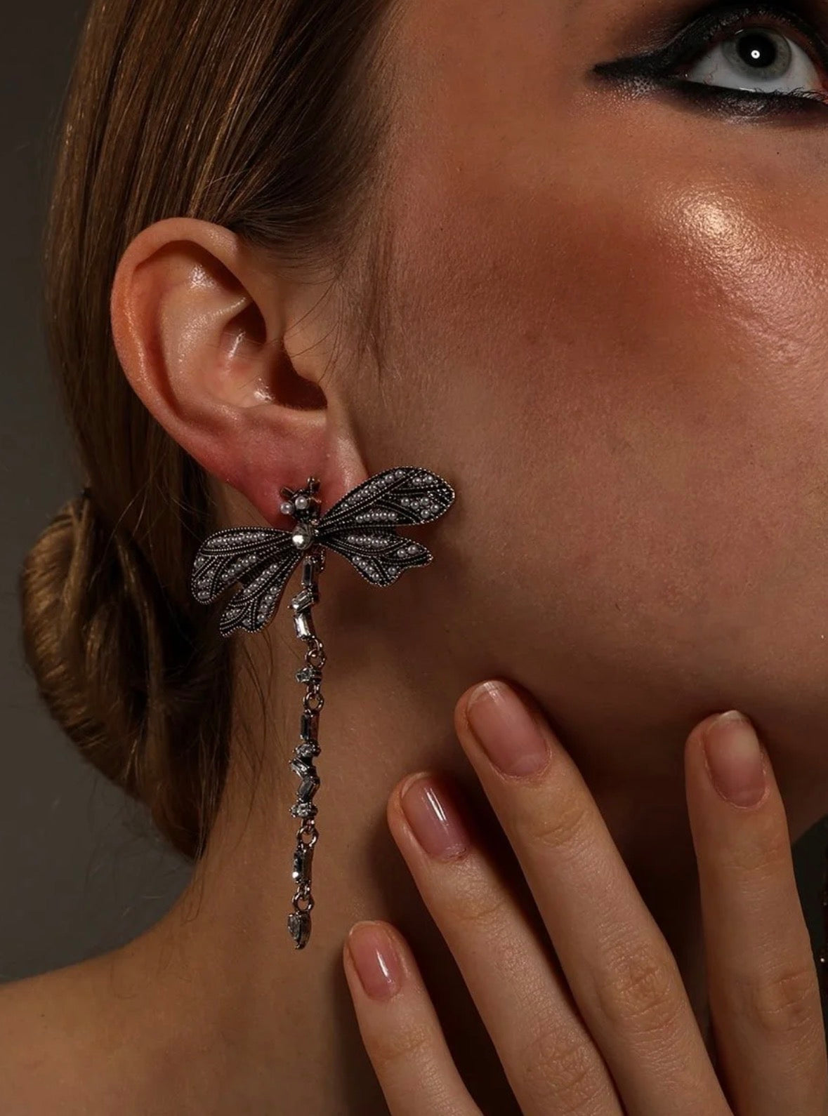 Black Butterfly Earrings