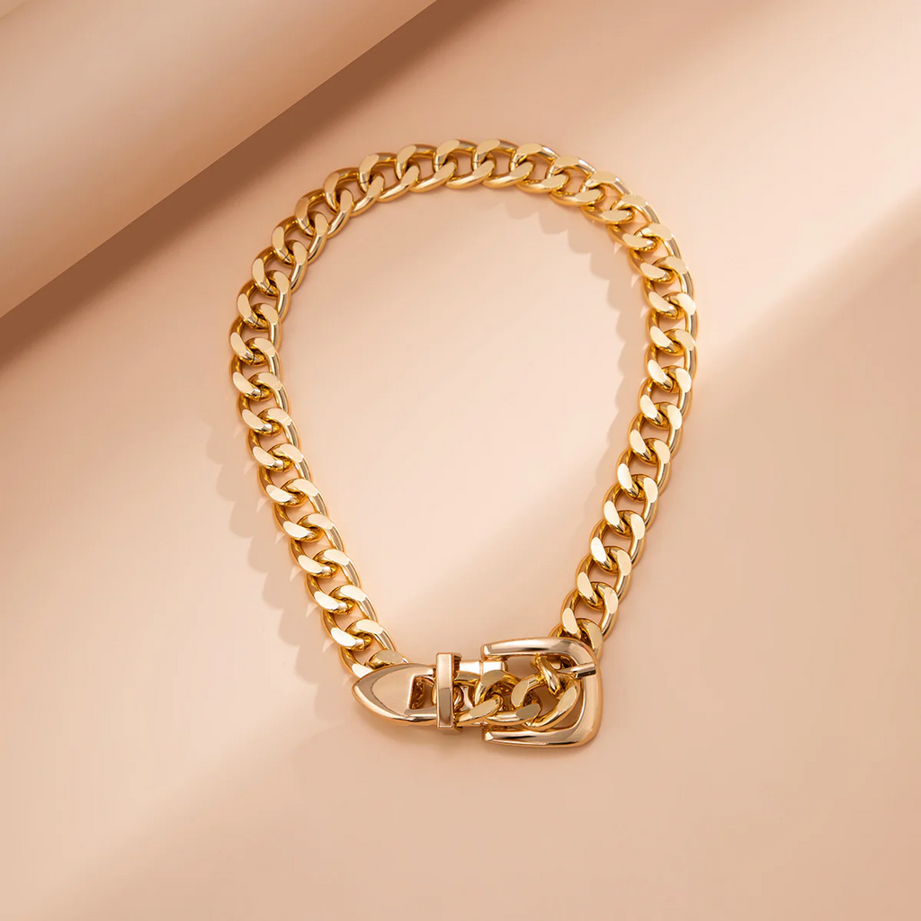 Belt Curb Chain Neckwear