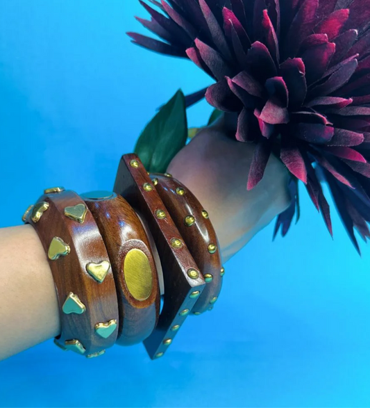 Wooden Kada Stack of 4