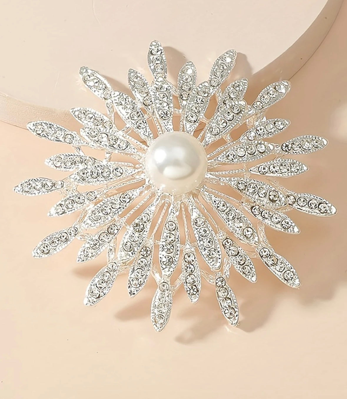 Pearl Flower Brooch
