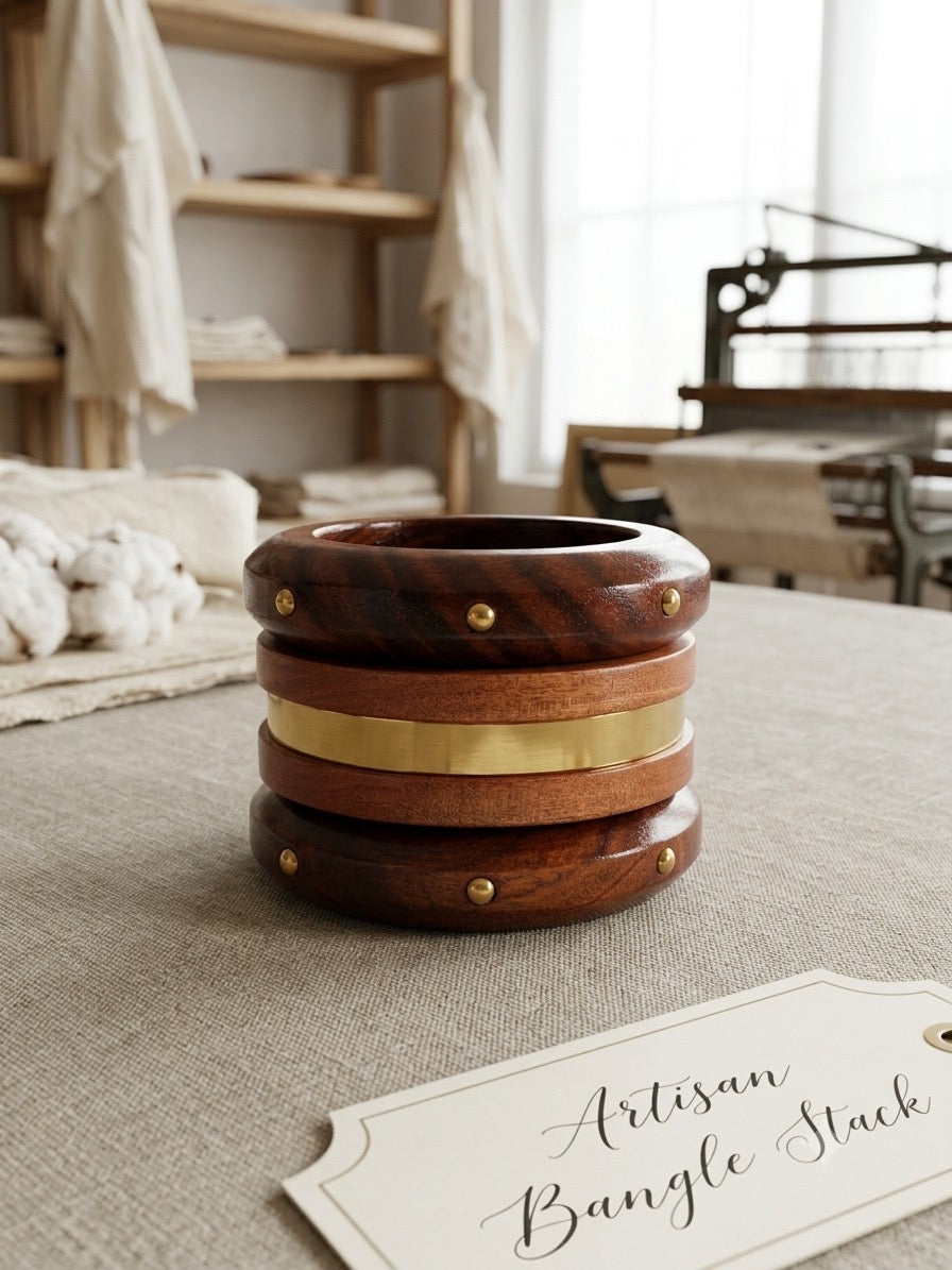Wooden Stack of 3