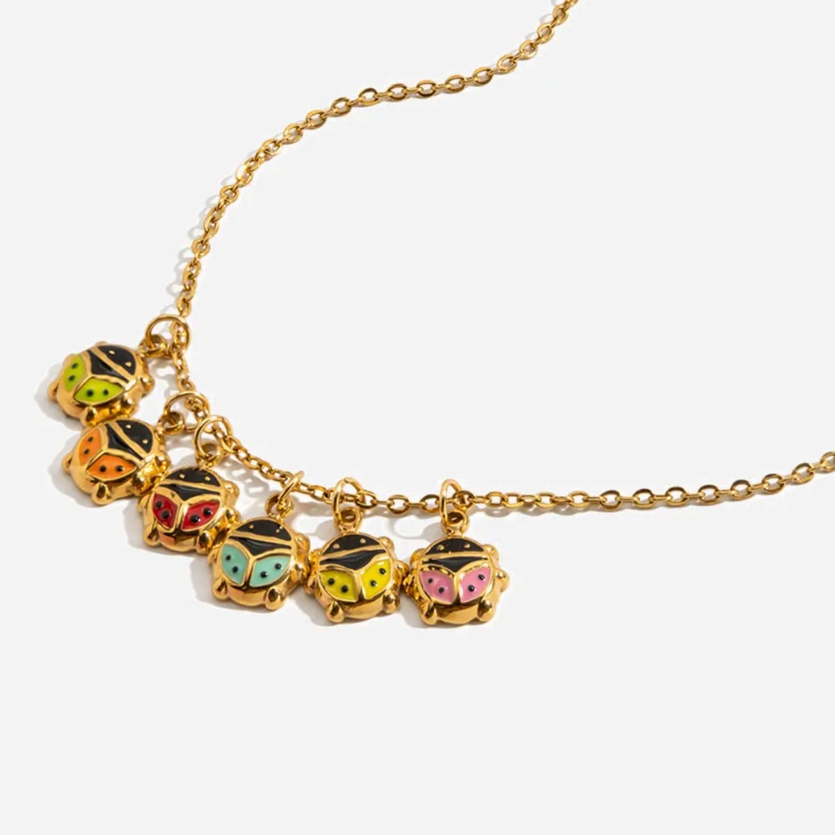 Bumble Bee Charm Necklace