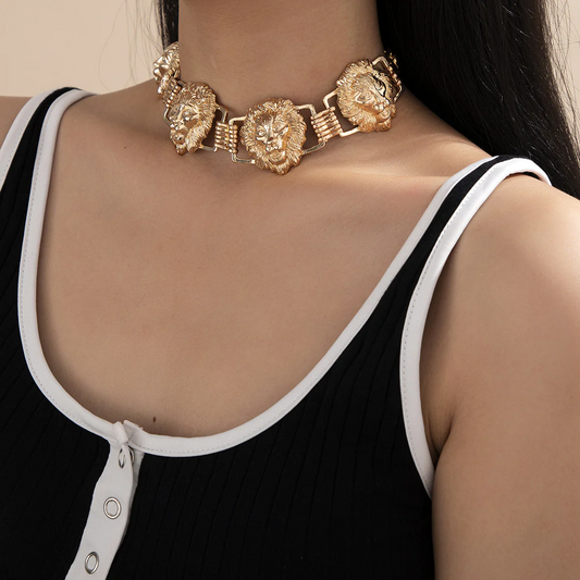 Lion Choker Necklace