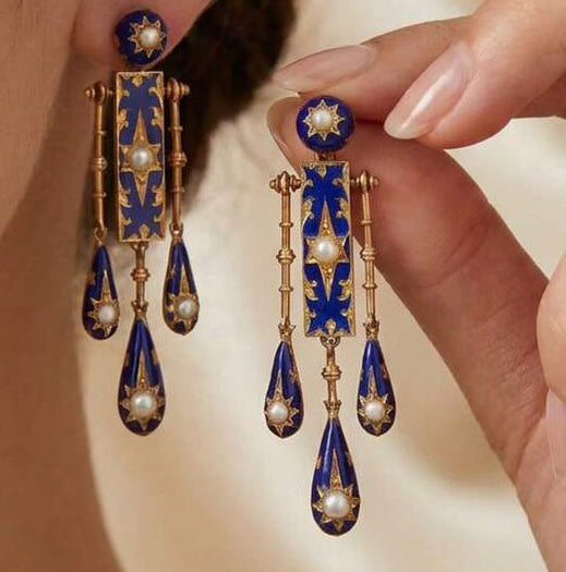 Blue Vintage Earrings