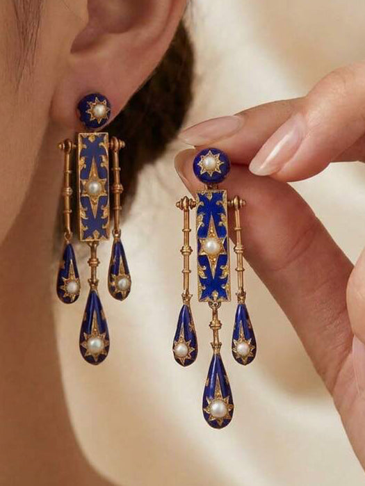 Blue Vintage Earrings