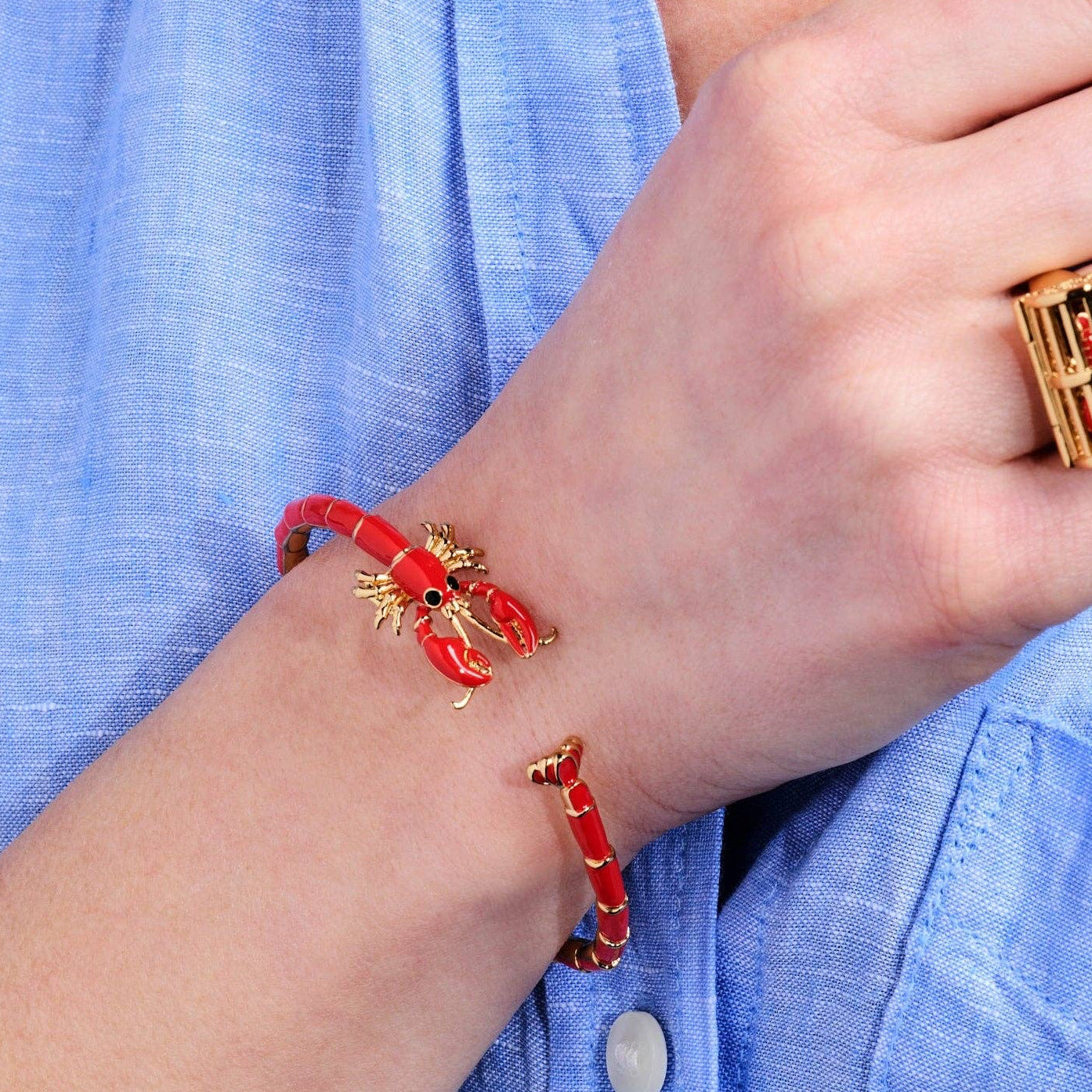 Red Lobster Bracelet Kada