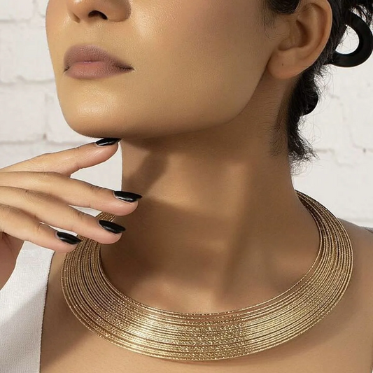 Threaded Choker Necklace