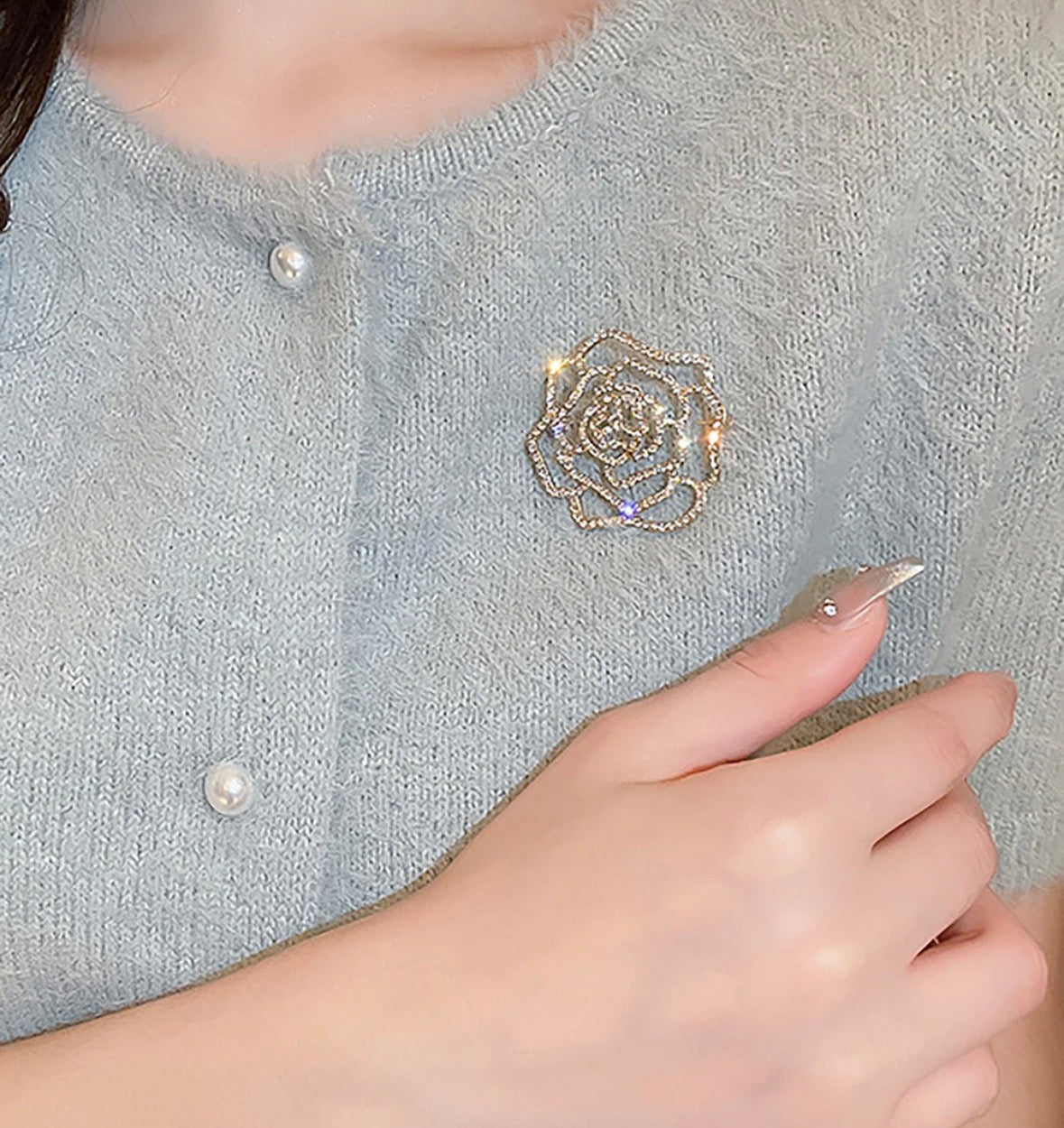 Rose Brooch
