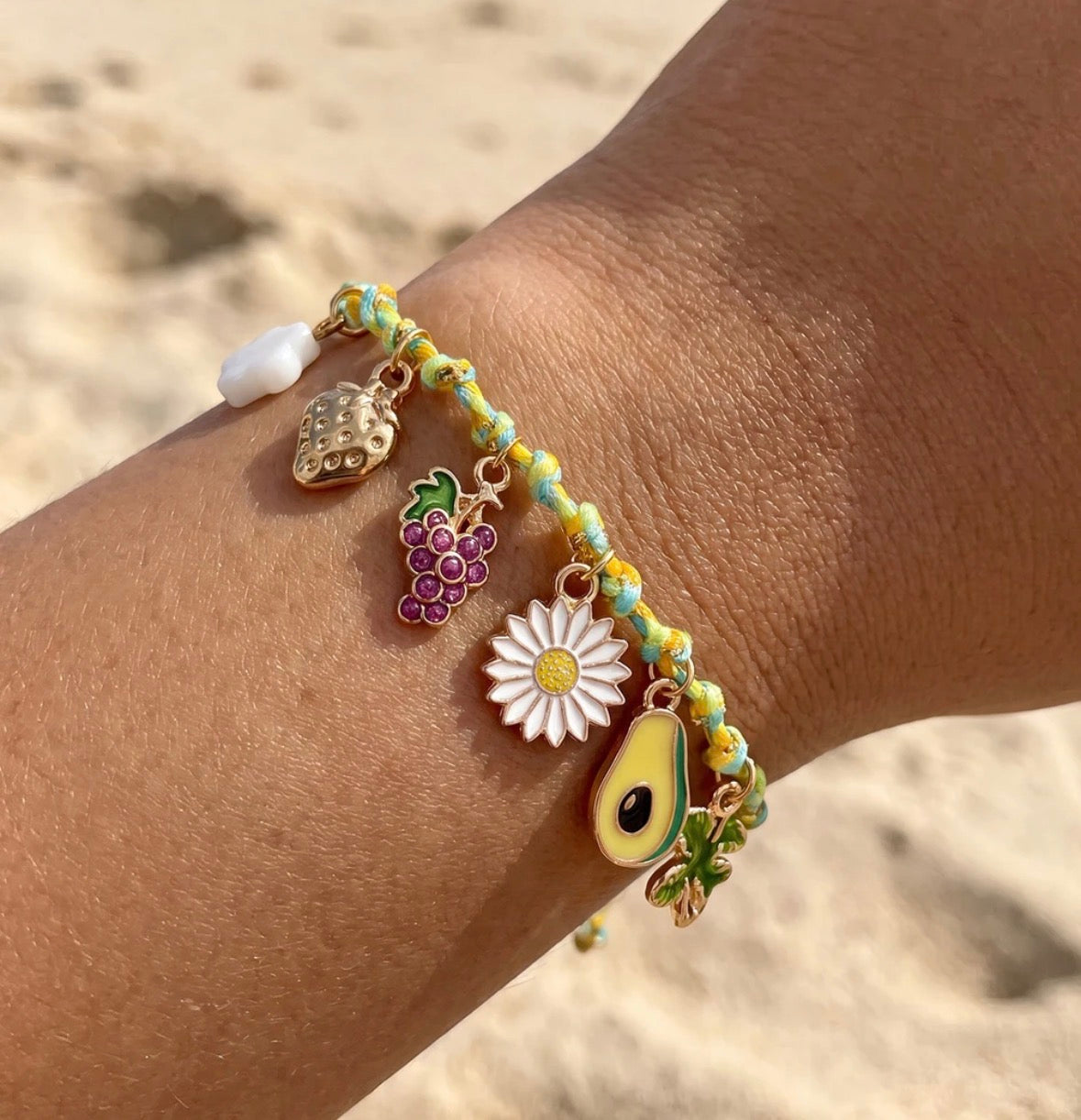 Threaded Charmed Bracelet