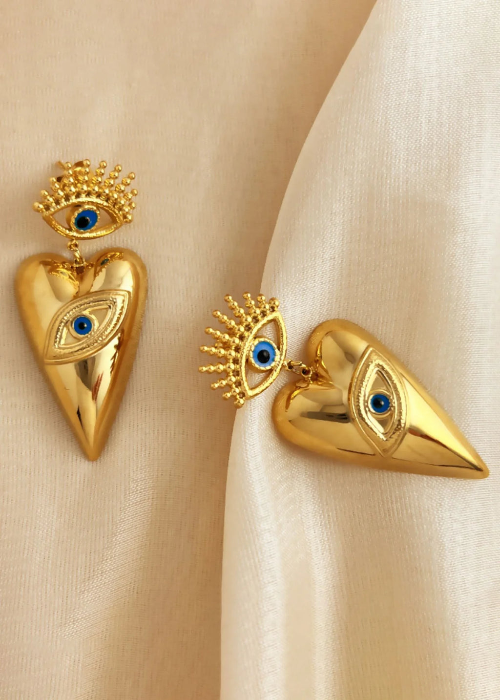 Evil Eye Dangler Earrings