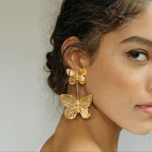 Butterfly Hanging Earrings